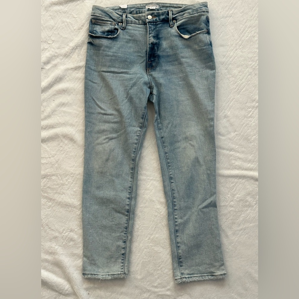 Good American Light Blue Skinny Jeans